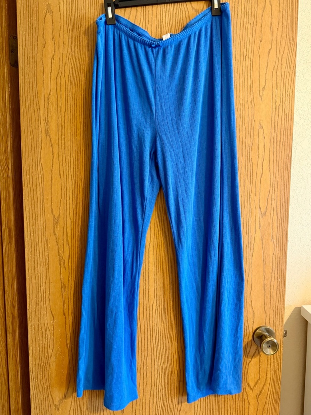 Auden Blue Wide-Leg Lounge Pants